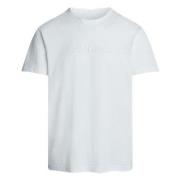 Calvin Klein Logo Cotton Tee Hvit bomull X-Large Herre