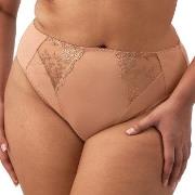 Elomi Truser Zarla High Leg Brief Beige polyamid Large Dame