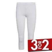 Decoy Bamboo Capri Hvit Bambus Medium Dame