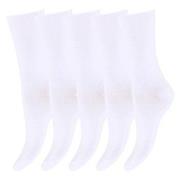 Decoy Strømper 5P Bamboo Ankle Socks Hvit Strl 37/41 Dame