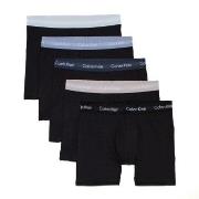 Calvin Klein 5P Cotton Stretch Boxer Briefs Svart/Blå bomull Large Her...