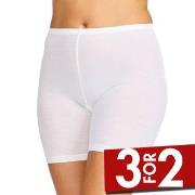 Damella Wool Shorts Benhvit merinoull Medium Dame