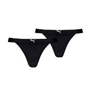 Puma Truser 2P Tanga String Svart polyamid Medium Dame