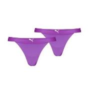 Puma Truser 2P Tanga String Lilla polyamid X-Small Dame