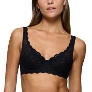 Triumph BH Amourette Wired Bra With Lace Svart E 85 Dame