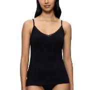 Triumph Feel Of Cotton Spaghetti Top Svart bomull 42 Dame