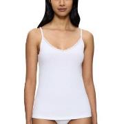 Triumph Feel Of Cotton Spaghetti Top Hvit bomull 46 Dame