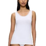 Triumph Feel Of Cotton Tank Top Hvit bomull 38 Dame