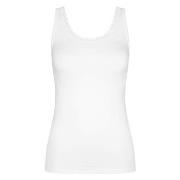 Triumph Feel Of Cotton Tank Top Hvit bomull 42 Dame