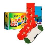 Happy socks Strømper 2P Beach Life Gift Set Mixed bomull Str 41/46