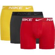 Nike 6P Everyday Essentials Micro Boxer Brief Rød/Gul polyester Medium...