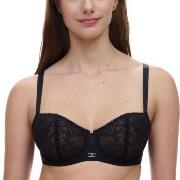 Chantelle BH Origins Lace Unlined Demi Bra Svart nylon B 80 Dame
