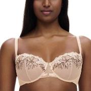 Chantelle BH Pulp Underwired Half Cup Bra Svart m Beige nylon C 80 Dam...