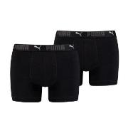 Puma 2P Sport Cotton Boxers Svart bomull Medium Herre