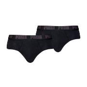 Puma 2P Men Everyday Brief Svart bomull X-Large Herre