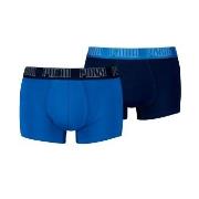 Puma 2P Men Everyday Trunks Marine/Blå bomull Medium Herre