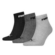 Puma Strømper 3P Unisex New Generation Cushioned Quarter Sock Grå Str ...