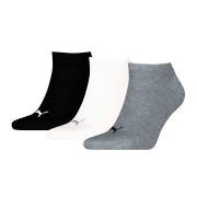 Puma Strømper 3P Sneaker Socks Svart/Grå Str 47/49