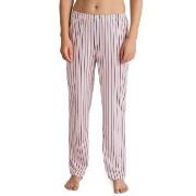 Calida Favourites Sleep Long Pants Rosa stripet bomull Small Dame