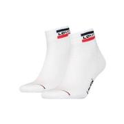 Levis Strømper 2P Sport Mid Cut Sock Hvit Str 35/38