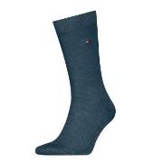 Tommy Hilfiger Strømper Premium Basket Wool Socks Jeansblå Str 39/40 H...
