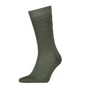 Tommy Hilfiger Strømper Premium Fil D Ecosse Socks Grønn Str 41/42 Her...