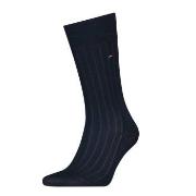 Tommy Hilfiger Strømper Premium Rib Crew Socks Mørkblå Str 41/42 Herre
