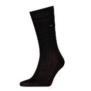 Tommy Hilfiger Strømper Premium Rib Crew Socks Mørkgrå  Str 45/46 Herr...