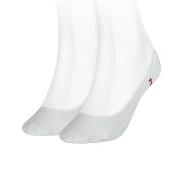 Tommy Hilfiger Strømper 2P Women Invisible Footie Socks Hvit Str 35/38...