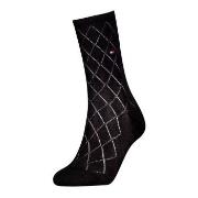 Tommy Hlfiger Women Premium Argyle Socks Strømper Svart Str 35/38 Dame