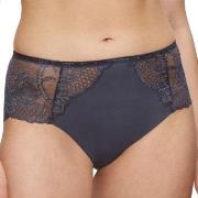 Wild Peony Florale Maxi Truser Mørkgrå  40 Dame