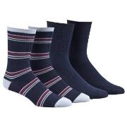 Damella Strømper 2P Bamboo Socks Marine Str 39/42 Dame