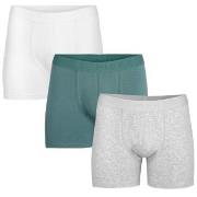 Pierre Robert 3P For Men Boxers Blå/Grå økologisk bomull Medium Herre