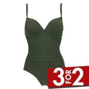 Damella Miranda Swimsuit Mørkgrørnn  B/C 46 Dame