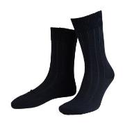 Amanda Christensen Strømper Grade Wide Rib Ankle Socks Marine Str 39/4...
