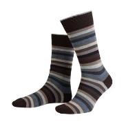 Amanda Christensen Strømper 3P True Block Stripe Ankle Sock Svart/Blå ...