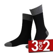 Amanda Christensen Strømper True Contrast Ankle Sock Svart Str 39/42