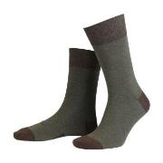 Amanda Christensen Strømper 3P True Contrast Ankle Sock Oliven Str 47/...