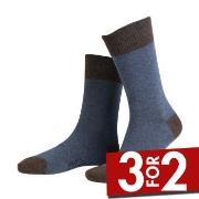 Amanda Christensen Strømper True Contrast Ankle Sock Mørkblå Str 43/46
