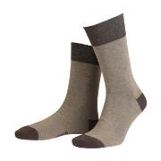 Amanda Christensen Strømper True Contrast Ankle Sock Lysbrun  Str 43/4...