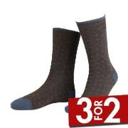 Amanda Christensen Strømper True Dot Ankle Sock Brun Str 43/46