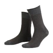 Amanda Christensen Strømper True Stripe Ankle Sock Grå Str 39/42