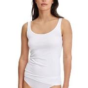 Calida Essential Cotton Tank Top Hvit bomull Large Dame
