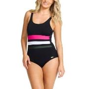 Damella Annabella Chlorine Resistent Swimsuit Svart/Rosa polyester 42 ...