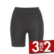 Damella Truser Wool And Silk Shorts Mørkgrå  ull 48 Dame