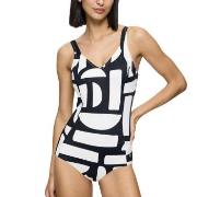 Triumph Summer Allure Wired Swimsuit Svart/Hvit B 44 Dame