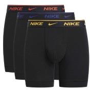 Nike 6P Everyday Essentials Cotton Stretch Boxer Svart/Gul bomull Medi...