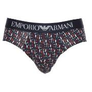 Armani Cotton Stretch Print Briefs 2P Ubestemt Farge bomull Medium Her...