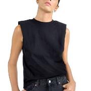 Bread and Boxers Heavy Tank Top Svart økologisk bomull Medium Dame