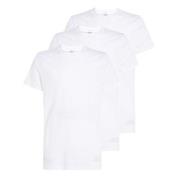 Calvin Klein 3P Crew Neck T-Shirt Hvit bomull Large Herre